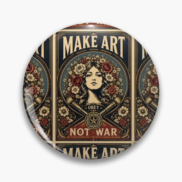 Item preview, Make Art Not War | New Design Make Art OBEY Not War  designed and sold by Maroaly.