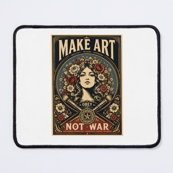 Item preview, Make Art Not War | New Design Make Art OBEY Not War designed and sold by Maroaly.