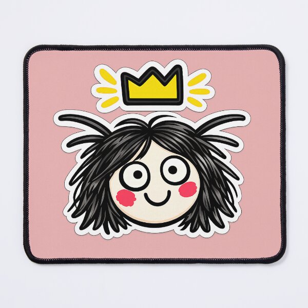 Item preview, ​Cute Messy Hair Princess With Crown Doodle designed and sold by Jankes88.