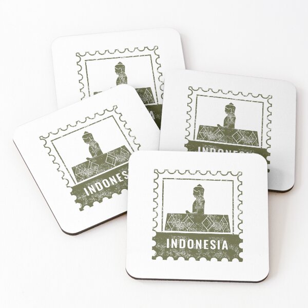 Item preview, Vintage Indonesia Postage Stamp designed and sold by RickTShop.