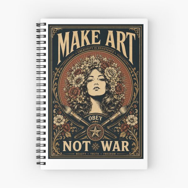Item preview, Make Art Not War | New Design Make Art OBEY Not War  designed and sold by Maroaly.