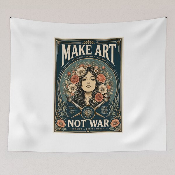 Item preview, Make Art Not War | New Design Make Art OBEY Not War  designed and sold by Maroaly.