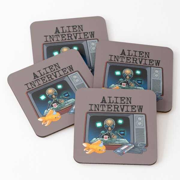 Item preview, The Why Files The Alien Interview Cutout Hecklefish designed and sold by inb4.