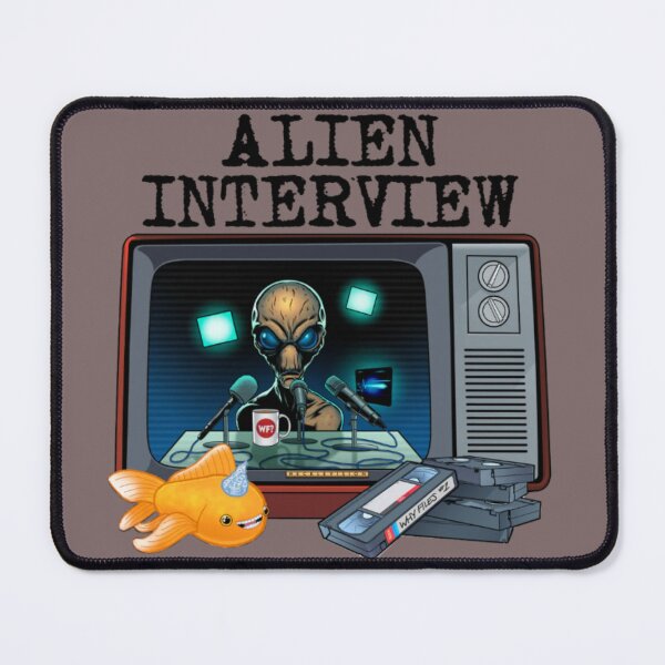 Item preview, The Why Files The Alien Interview Cutout Hecklefish designed and sold by inb4.