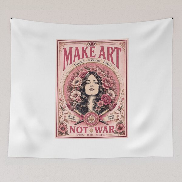 Item preview, Make Art Not War | New Design Make Art OBEY Not War  designed and sold by Maroaly.