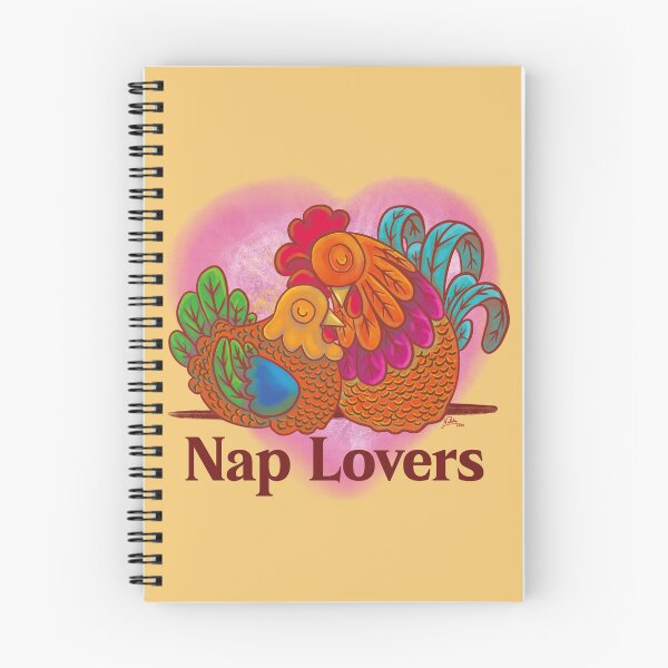 Item preview, Rooster and hen couple nap lovers designed and sold by Konopikyu.
