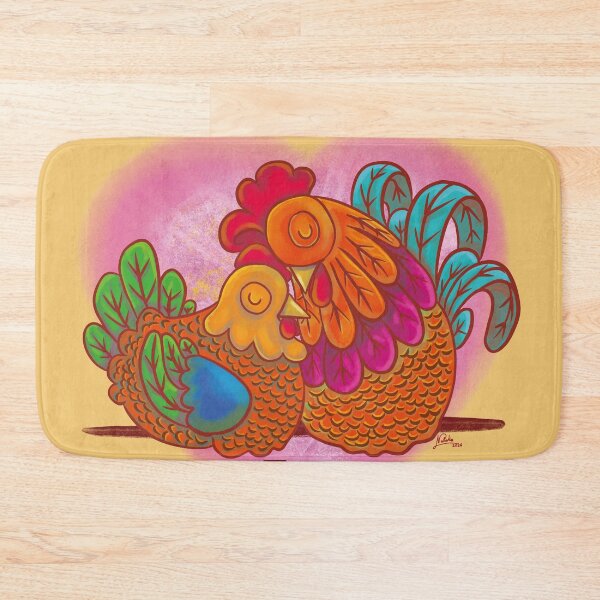 Item preview, Rooster and hen couple nap lovers designed and sold by Konopikyu.