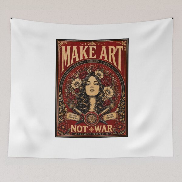 Item preview, Make Art Not War | New Design Make Art OBEY Not War  designed and sold by Maroaly.