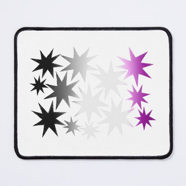 Item preview, Asexual Pride Stars - Gradient Star Cluster Sticker | LGBTQ Pride Art designed and sold by ghostieking.