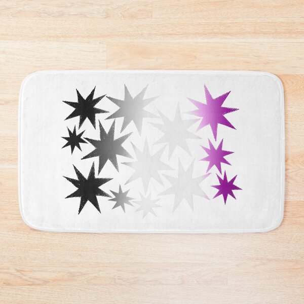 Item preview, Asexual Pride Stars - Gradient Star Cluster Sticker | LGBTQ Pride Art designed and sold by ghostieking.