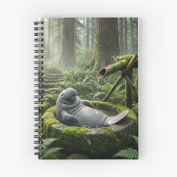 Item preview, Manatee Bathes in Shishi Odoshi designed and sold by Tridentulus.