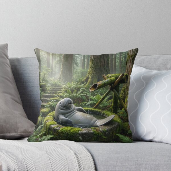 Item preview, Manatee Bathes in Shishi Odoshi designed and sold by Tridentulus.