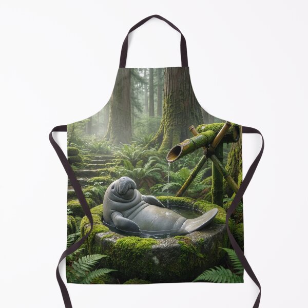 Item preview, Manatee Bathes in Shishi Odoshi designed and sold by Tridentulus.