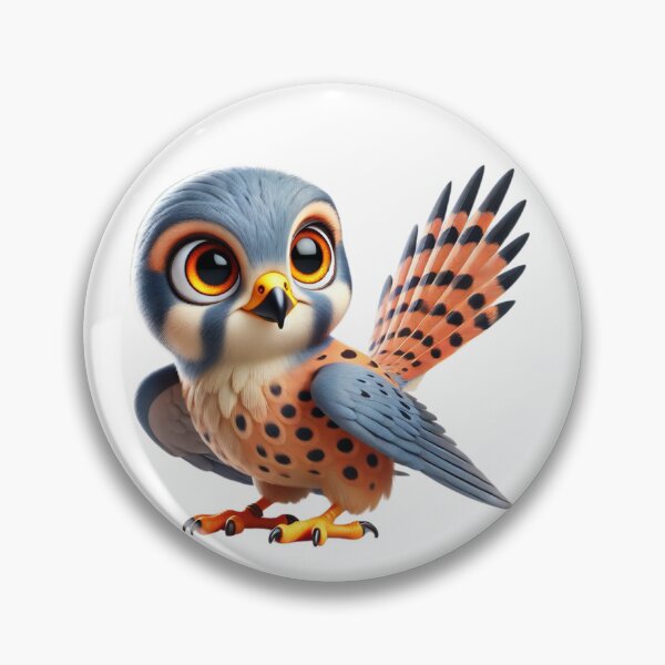 Item preview, Adorable Kestrel Falcon designed and sold by Sillytoe.