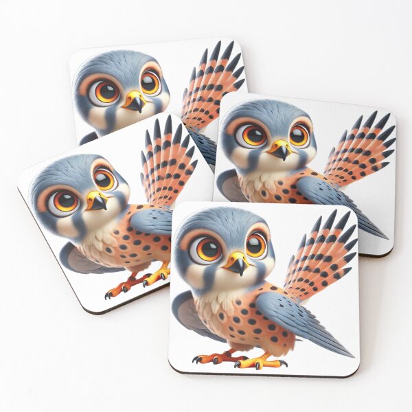 Item preview, Adorable Kestrel Falcon designed and sold by Sillytoe.