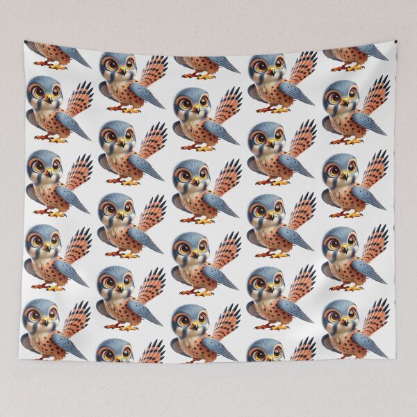 Item preview, Adorable Kestrel Falcon designed and sold by Sillytoe.