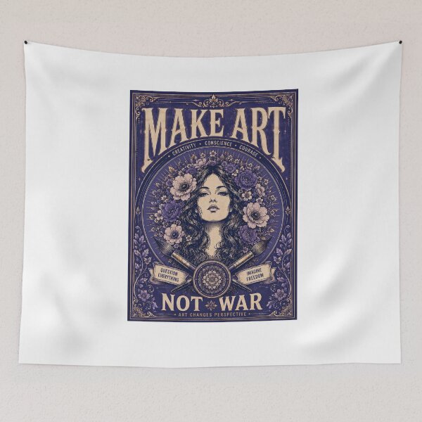 Item preview, Make Art Not War | New Design Make Art OBEY Not War  designed and sold by Maroaly.
