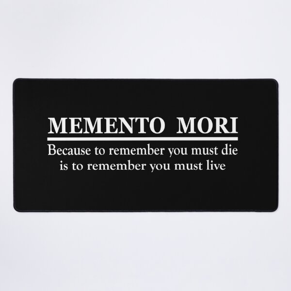 Item preview, Latin Phrase about Death - Marcus Aurelius Quote - Memento mori designed and sold by Alexaltay.