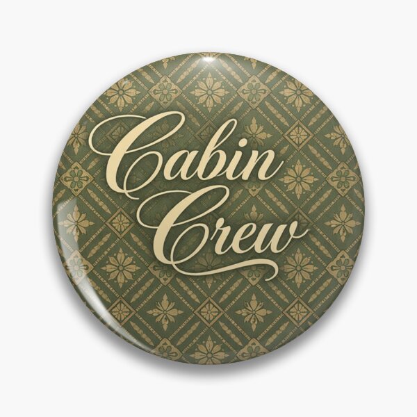 Item preview, Cabin Crew Vintage Typography | Flight Attendant Aviation Design designed and sold by Ve state official.