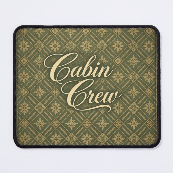 Item preview, Cabin Crew Vintage Typography | Flight Attendant Aviation Design designed and sold by Ve & Co.
