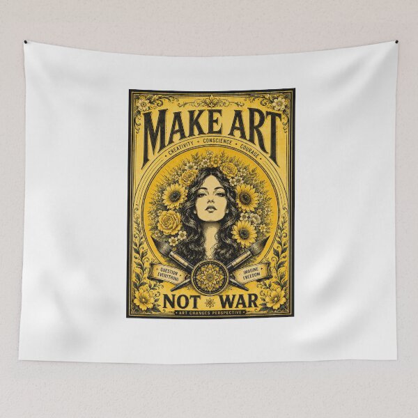 Item preview, Make Art Not War | New Design Make Art OBEY Not War  designed and sold by Maroaly.