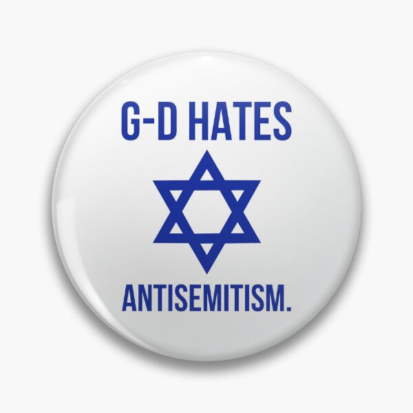 Item preview, G-d hates antisemitism.  designed and sold by Rachel the Artist .