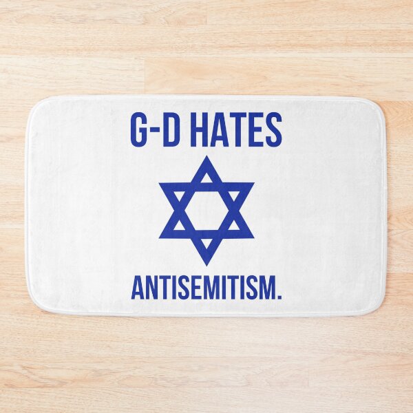 Item preview, G-d hates antisemitism.  designed and sold by Rachel the Artist .