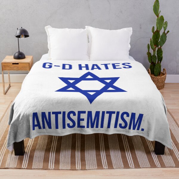 Item preview, G-d hates antisemitism.  designed and sold by Rachel the Artist .