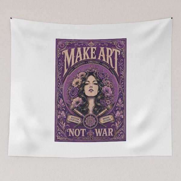 Item preview, Make Art Not War | New Design Make Art OBEY Not War  designed and sold by Maroaly.