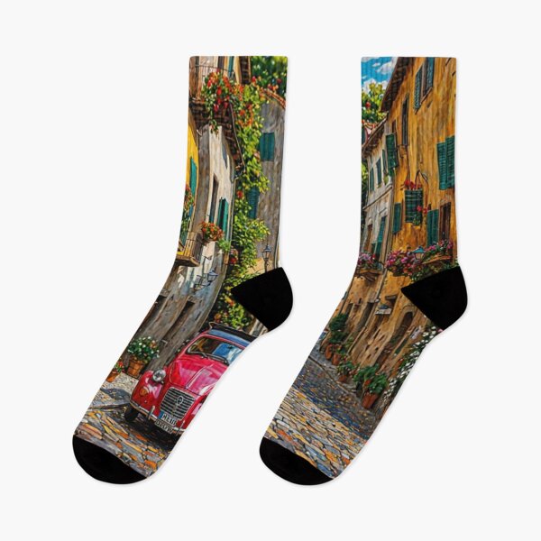 Item preview, French Village Street designed and sold by sid1802.