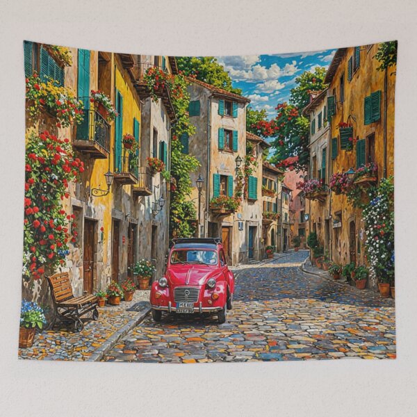 Item preview, French Village Street designed and sold by sid1802.