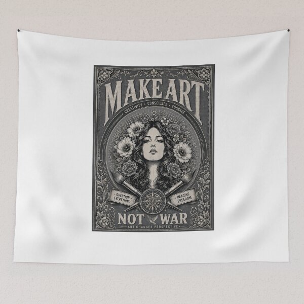 Item preview, Make Art Not War | New Design Make Art OBEY Not War  designed and sold by Maroaly.