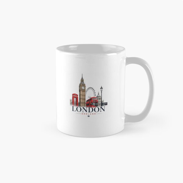 Item preview, London City Landmarks Travel Graphic Design designed and sold by AchraffPrint.