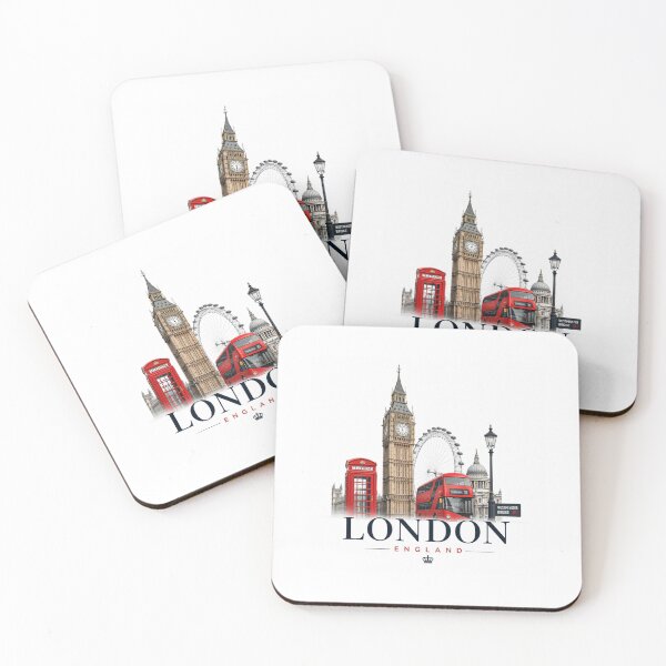Item preview, London City Landmarks Travel Graphic Design designed and sold by AchraffPrint.