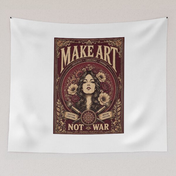 Item preview, Make Art Not War | New Design Make Art OBEY Not War  designed and sold by Maroaly.