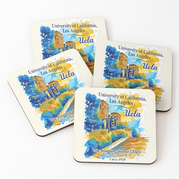 Item preview, UCLA Janss Steps Watercolor Campus Expression designed and sold by EvergreenPark - Tee Studio.