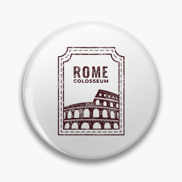 Item preview, Vintage Rome Colosseum Badge designed and sold by RickTShop.