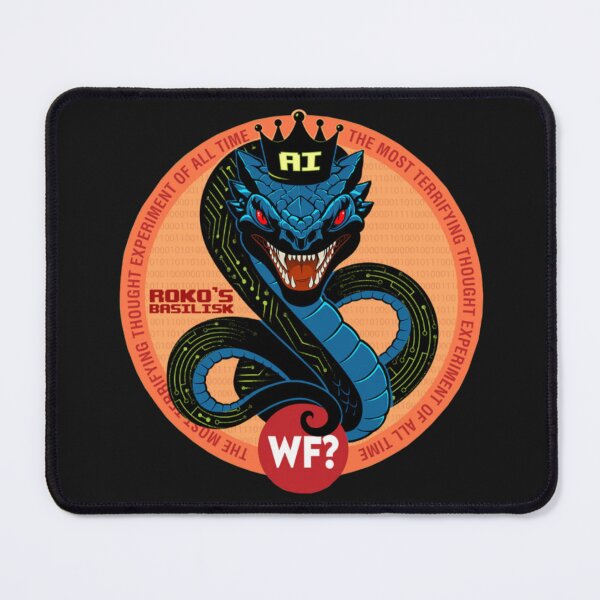 Item preview, The Why Files Roko's Basilisk Art designed and sold by inb4.