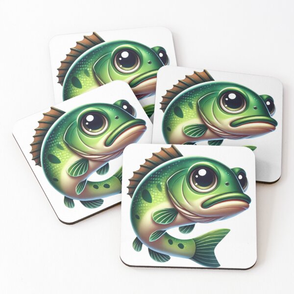 Item preview, Adorable Largemouth Bass Fish designed and sold by Sillytoe.
