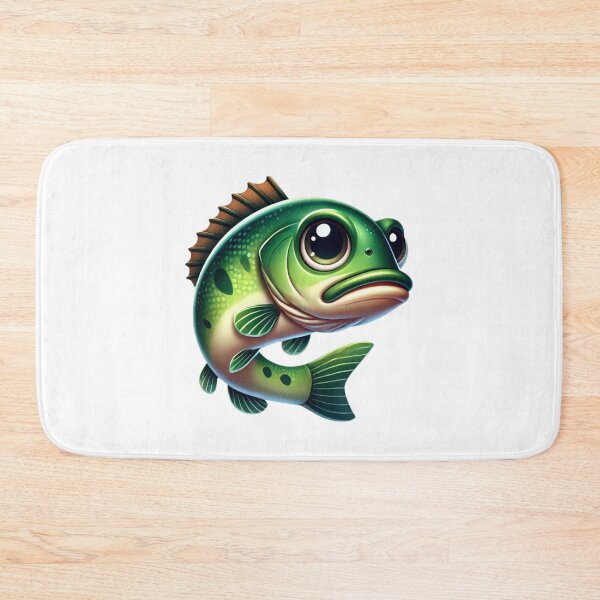Item preview, Adorable Largemouth Bass Fish designed and sold by Sillytoe.