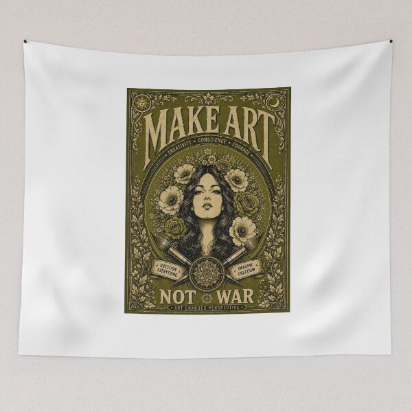 Item preview, Make Art Not War | New Design Make Art OBEY Not War  designed and sold by Maroaly.