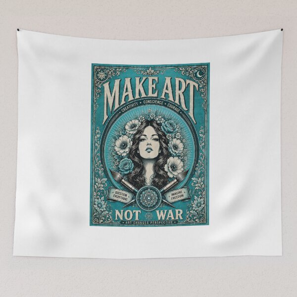 Item preview, Make Art Not War | New Design Make Art OBEY Not War  designed and sold by Maroaly.