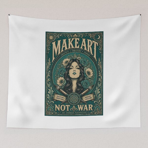 Item preview, Make Art Not War | New Design Make Art OBEY Not War  designed and sold by Maroaly.