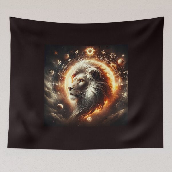 Item preview, Celestial Leo – Zodiac Sign Cosmic Lion designed and sold by UmSkelig834.