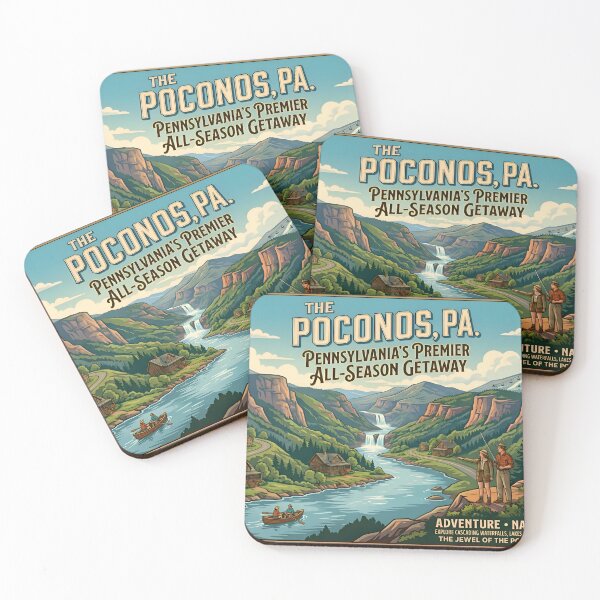 Item preview, Vintage Poconos Pennsylvania Premier Getaway Travel designed and sold by GoldenEraTravel.