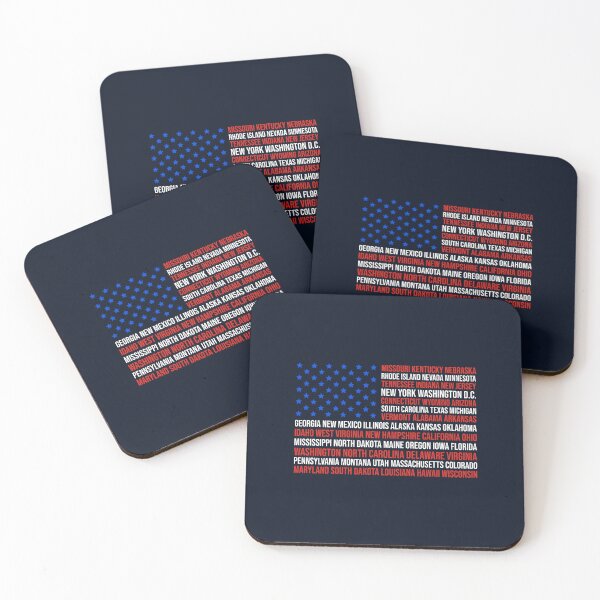 Item preview, American Flag States : Patriotic 4th of July gift designed and sold by Amzkao.