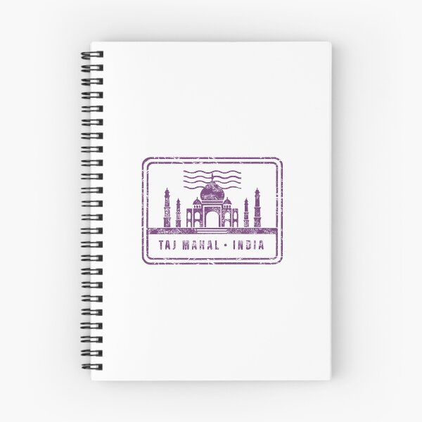 Item preview, Vintage Taj Mahal Travel Stamp designed and sold by RickTShop.