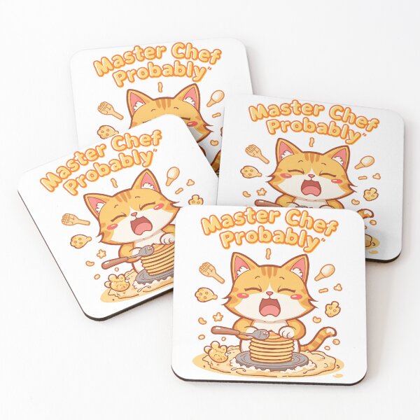 Item preview, Master Chef Probably Cat designed and sold by PurrfectClubArt.