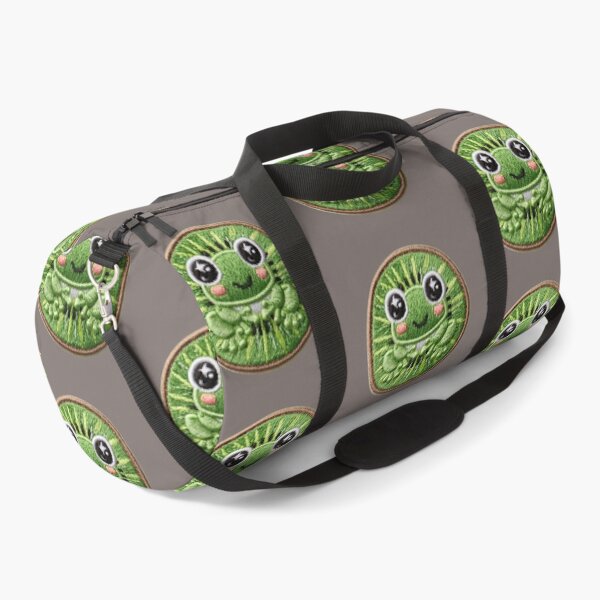 Item preview, Cute Kiwi Frog Embroidery Patch designed and sold by MegaNovaArt.