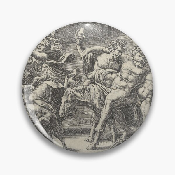 Item preview, Silenus On Donkey Bacchant | Skull Art designed and sold by GammaRay.